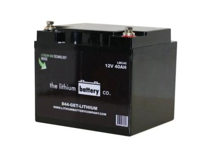 12V 40Ah Lithium-Ion Battery - Showcasing ultra-high capacity and outstanding performance, perfect for electric vehicles and off-grid systems, highlighting robust design and efficiency