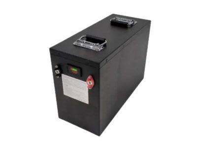 "12V-500Ah RV Lithium-Ion Battery - Showcasing high energy density and long life cycle, perfect for RV and marine applications, highlighting compact design and high-efficiency performance."
