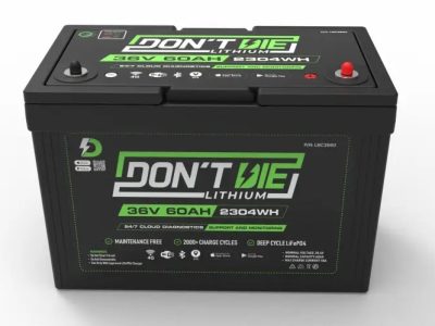 "38.4V 60Ah Lithium Ion Battery with App Integration - Showcasing smart monitoring and efficient energy use, perfect for portable power stations, highlighting user-friendly app control and detailed performance tracking."