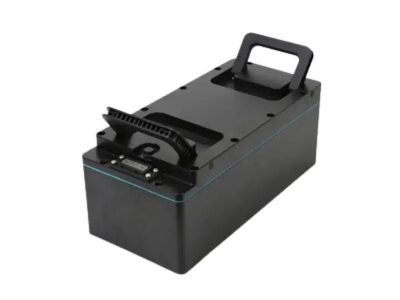 "12V 200Ah Lithium-Ion CTS Battery - Showcasing high power capacity and fast charging, perfect for marine and solar applications, highlighting compact design and reliability."