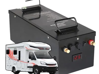 "12.8V 300Ah Lithium Solar Battery - Showcasing high capacity and efficient solar energy storage, perfect for residential and commercial energy systems, highlighting durable design and fast charging capability."
