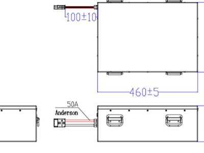 96V 52AH LiFePO4 Battery Pack