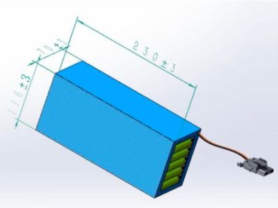 "11.1V 62.4Ah NCM Battery Pack - Showcasing high capacity and advanced energy management, perfect for electric vehicles, highlighting compact design and extended lifespan."