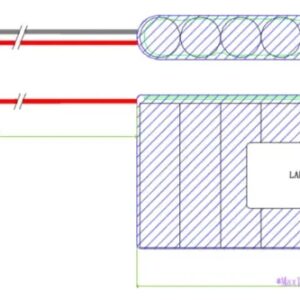 "14.4V 5Ah Lithium PVC Wrap Battery - Showcasing high energy capacity and robust PVC protection, perfect for extended use in portable devices, highlighting compact form and efficient power management."