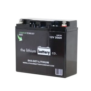 12V 20Ah Lithium-Ion Battery - Showcasing high capacity and robust performance, perfect for electric vehicles and backup power systems, highlighting compact design and efficiency.