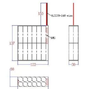 "12.8V 12Ah LiFePO4 Battery - Showcasing long cycle life and safety features, perfect for renewable energy systems, highlighting lightweight design and efficient performance."