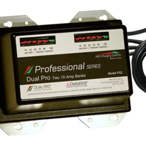 Dual Pro PS2 15A Dual Bank Lithium Ion Marine Charger | Lithium Battery Company