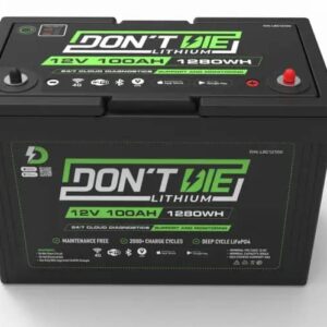 "12V 100Ah Lithium Replacement Battery for Zoeller Sump Pump - Showcasing reliable backup power and long-lasting performance, perfect for sump pump systems, highlighting efficient energy storage and compact design."