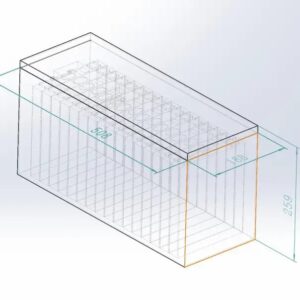 "51.2V 100Ah LFP Battery Pack - Showcasing exceptional durability and high energy density, perfect for off-grid power systems, highlighting efficient design and sustainable energy solutions."