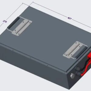 "25.6V 105Ah Lithium Ion Battery - Showcasing efficient power storage and compact design, perfect for portable energy solutions, highlighting fast charging and lightweight construction."