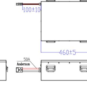 96V 52AH LiFePO4 Battery Pack