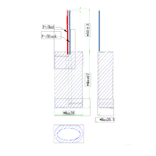7.4V 3AH Lithium Ion Battery