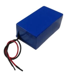 "25.6V 7.5Ah Lithium Ion Battery - Showcasing compact design and reliable performance, perfect for portable electronic devices, highlighting PVC protection and lightweight efficiency."