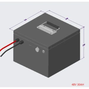 "51.2V 30AH Lithium Battery for AGVs - Showcasing reliable performance and high efficiency, perfect for AGVs, highlighting lightweight design and industrial robotics applications."
